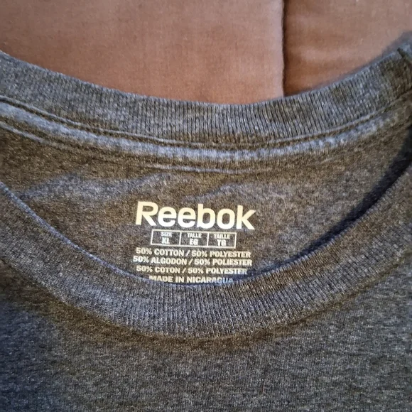 Reebok Chicago Blackhawks 2015 Stanley Cup Champions Tee Men’s XL NHL Gray - Picture 4 of 4